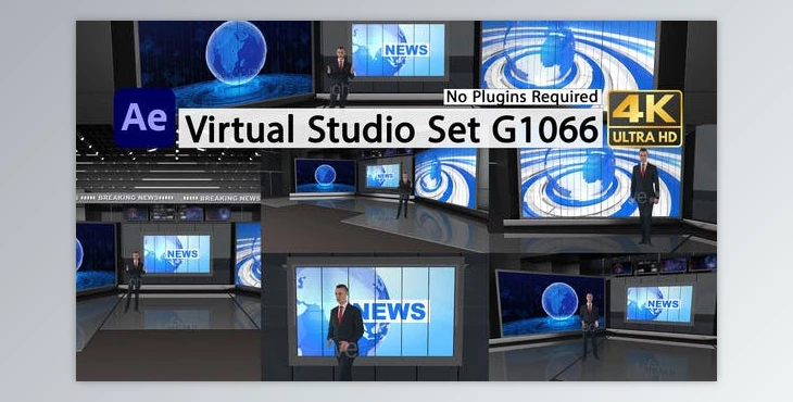 Download Virtual Studio Set G1066 (Videohive 38089290) - AE Project