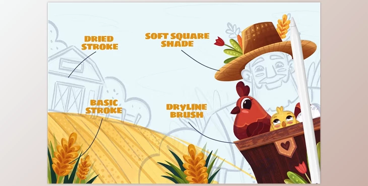 Download The FARMER’S PROCREATE BRUSHES