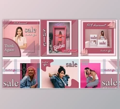 Download Social Media Templates Design using illustrator