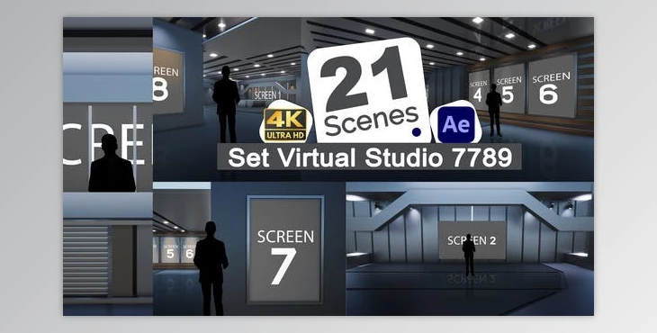 Download Set Virtual Studio 7789 (Videohive 38195116) - AE Project