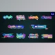 Download Colorful Glitch Lower Thirds & Titles [After Effects] (Videohive 36113887) - AE Project