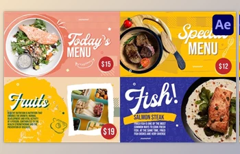 Download Restaurant <span class='badge badge-warning'>Food</span> Menu | After Effects (Videohive 36175659) - AE Project