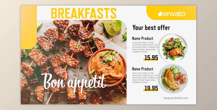 Download Food Menu Promo (Videohive 39803625) - AE Project