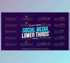 Download Social Media Lower Thirds - After Effects (Videohive 37411989) - AE Project
