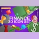 Download Finance 3D Icon Set CreativeMarket - 7507647