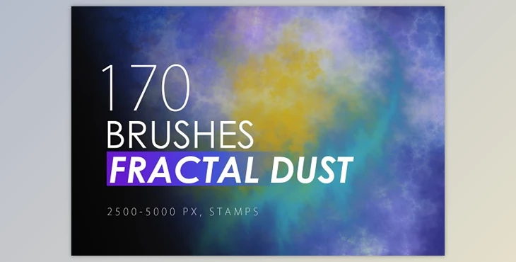 Download Fractal Dust Stamp Brushes CreativeMarket - 10173859