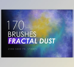 Download Fractal Dust Stamp Brushes CreativeMarket - 10173859