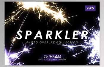 Download Real Sparkler <span class='badge badge-warning'>Overlays</span> CreativeMarket - 8034968