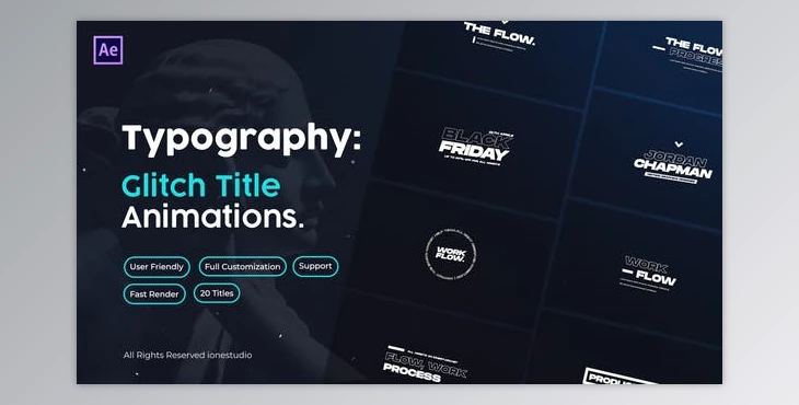 Download Glitch Titles (Videohive 40060193) - AE Project