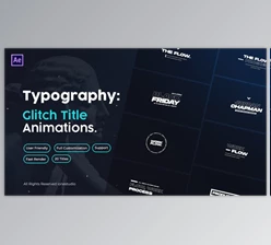 Download Glitch Titles (Videohive 40060193) - AE Project