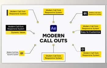 Download Modern <span class='badge badge-warning'>Call</span> Outs For After Effects (Videohive 40077039) - AE Project