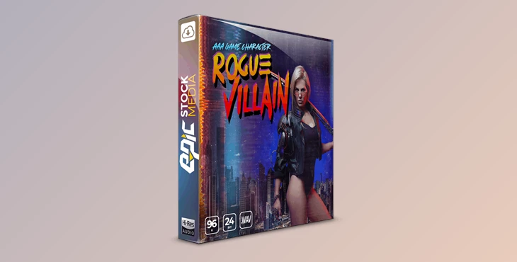 Download Epic Stock Media AAA Game Character Female Rogue Villain WAV
