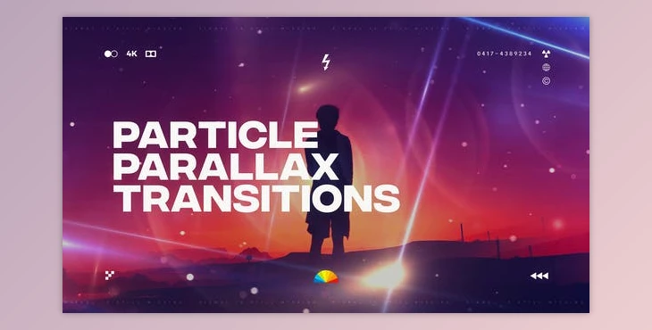 Download Parallax Particle Transitions (Videohive 38886214) - AE Project