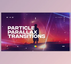 Download Parallax Particle Transitions (Videohive 38886214) - AE Project