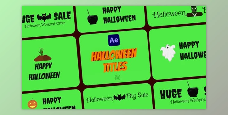 Download Halloween Titles For After Effects (Videohive 40091905) - AE Project