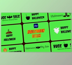 Download Halloween Titles For After Effects (Videohive 40091905) - AE Project