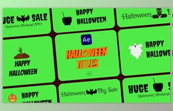 Download Halloween Titles For After <span class='badge badge-warning'>Effects</span> (Videohive 40091905) - AE Project