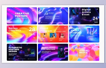 Download <span class='badge badge-warning'>Motion</span> Design Posters Pack V.01 (Videohive 40113854) - AE Project