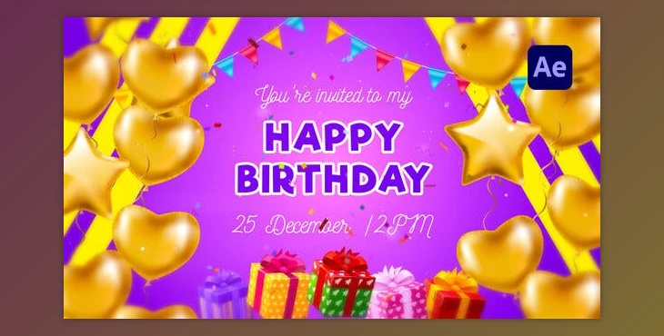 Download Welcome My Birthday (Videohive 39991066) - AE Project