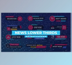 Download News Lower Thirds - After Effects (Videohive 37167913) - AE Project