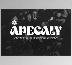 Download Apecaly - Vintage Font CreativeMarket 7446979