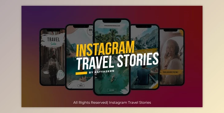 Download Travel Instagram Stories - After Effects (Videohive 37526278) - AE Project