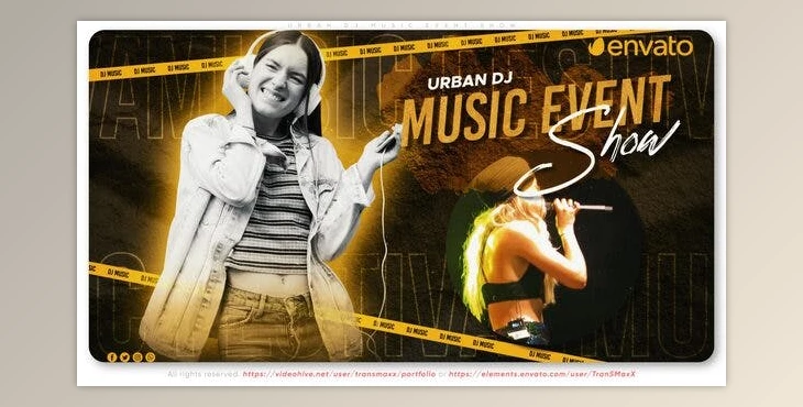 Download Urban DJ Music Event Show (Videohive 40185010) - AE Project