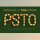 Download The Pistachio – 3D Lettering CreativeMarket - 7824348