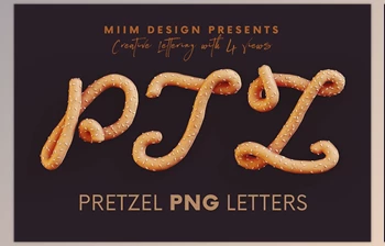 Download Pretzel – 3D <span class='badge badge-warning'>Lettering</span> CreativeMarket - 7824346