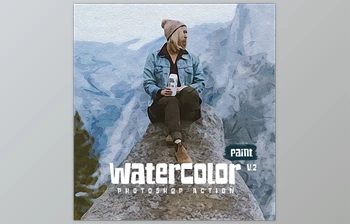 Download Watercolor Paint V.2 – Photoshop <span class='badge badge-warning'>Action</span> 34244753