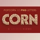 Download Popcorn – 3D Lettering CreativeMarket - 7824345