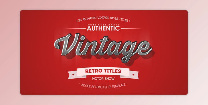 Download 25 Animated Vintage Titles (Videohive 13800958) - AE Project