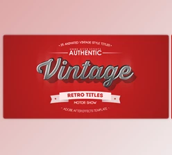 Download 25 Animated Vintage Titles (Videohive 13800958) - AE Project