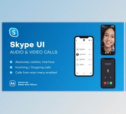 Download Skype UI – Audio & Video Calls (Videohive 38792843) - AE Project