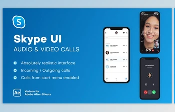 Download Skype <span class='badge badge-warning'>UI</span> – Audio & Video Calls (<span class='badge badge-warning'>Videohive</span> 38792843) - AE <span class='badge badge-warning'>Project</span>