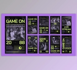 Download Instagram – Game and Cybersport Stream Promo (Videohive 40210046) - AE Project
