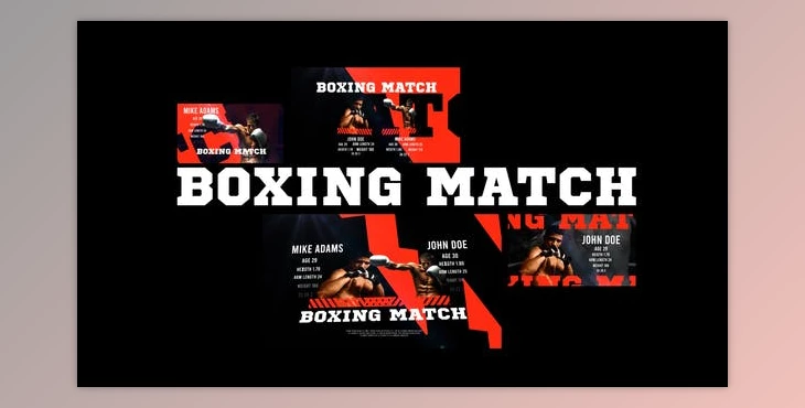 Download Boxing Sport Screen (Videohive 40082337) - AE Project