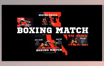 Download Boxing Sport <span class='badge badge-warning'>Screen</span> (Videohive 40082337) - AE Project