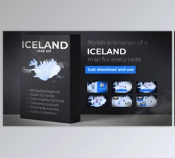 Download Iceland Map – Republic of Iceland Map Kit (Videohive 39886521) - AE Project