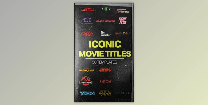 Download Tropic Colour – Iconic Movie Titles Templates