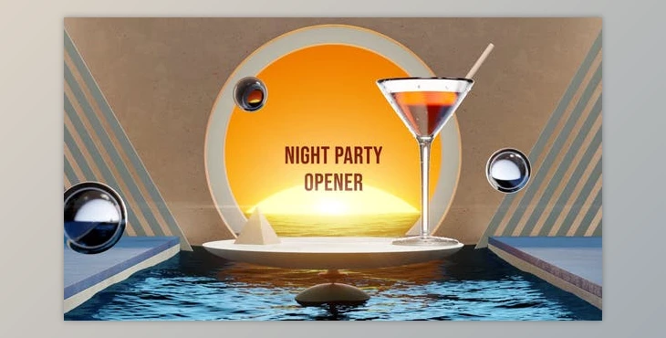Download Night Party Opener (Videohive 40232865) - AE Project