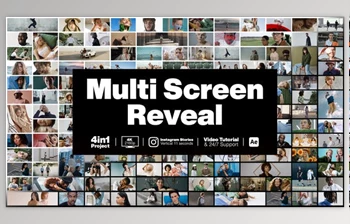 Download <span class='badge badge-warning'>Multi</span> Screen Reveal (Videohive 35018770) - AE Project