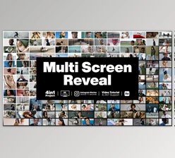 Download Multi Screen Reveal (Videohive 35018770) - AE Project