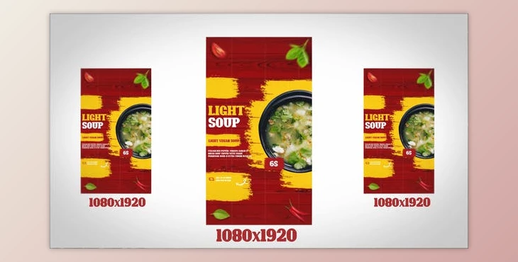 Download Restauraunt Menu Instagram Stories 1080×1920 (Videohive 39577172) - AE Project