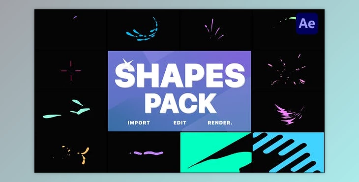 Download Shapes Pack | After Effects (Videohive 35863871) - AE Project