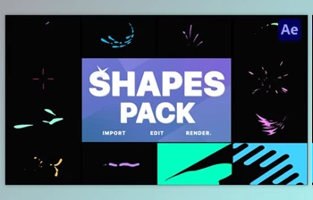 Download Shapes Pack | After <span class='badge badge-warning'>Effects</span> (Videohive 35863871) - AE Project