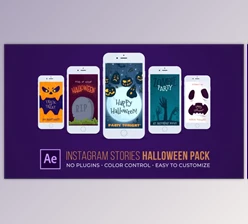 Download Instagram Stories Halloween Pack (Videohive 40188221) - AE Project
