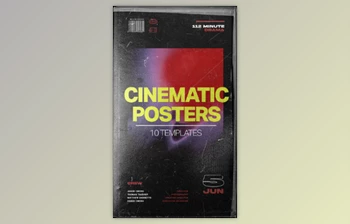 Download CINEMATIC SOCIAL MEDIA POSTER TEMPLATES – <span class='badge badge-warning'>Tropic</span> <span class='badge badge-warning'>Colour</span>