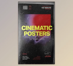 Download CINEMATIC SOCIAL MEDIA POSTER TEMPLATES – Tropic Colour
