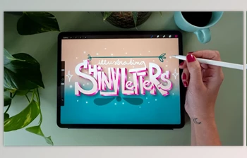 Download Shiny Letters – <span class='badge badge-warning'>Create</span> an Illustrative Lettering From Your Handwriting in <span class='badge badge-warning'>Procreate</span>